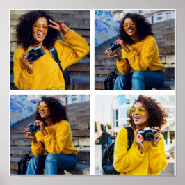 Poster Colagem de Fotografias do Design 4