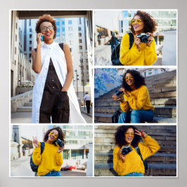 Poster Colagem de Fotografias do Design 5