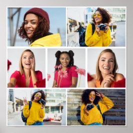 Poster Colagem de Fotografias do Design 7