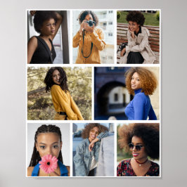 Poster Colagem de Fotografias do Design 8