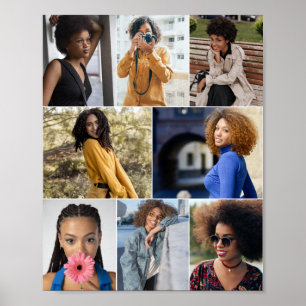 Poster Colagem de Fotografias do Design 8