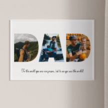 Colagem de Fotografias do pai