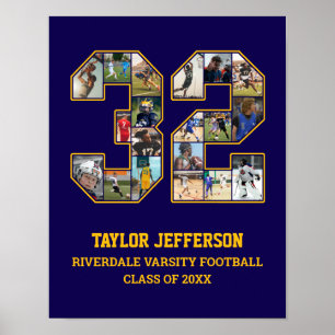 Poster Colagem de Fotografias do Player Número 32 da Equi