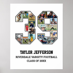 Poster Colagem de Fotografias do Player Número 39 da Equi