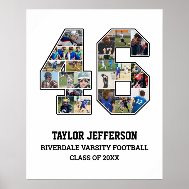 Poster Colagem de Fotografias do Player Número 46 da Equi (Frente)