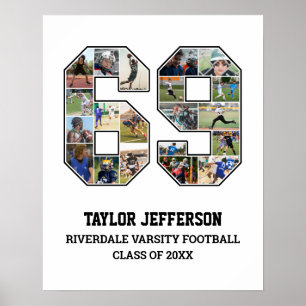 Poster Colagem de Fotografias do Player Número 69 da Equi