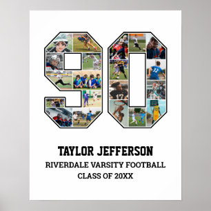 Poster Colagem de Fotografias do Player Número 90 na Equi