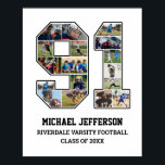 Poster Colagem de Fotografias do Player Número 91 da Equi<br><div class="desc">Colagem personalizada de fotos para o jogador número 91. Este presente personalizável de fotos é perfeito para mais velho noite, banquete de prêmio esportivo ou presente de aniversário para seu filho, filha ou estudante atleta. É uma forma excelente de mostrar momentos e memórias de preciosos de seus jogos esportivos. O...</div>