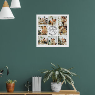 Poster Colagem de Fotografias Elegante Moderna, Preto, Ke
