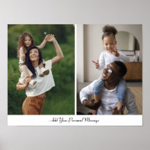 Colagem de Fotografias Personalizada 2 Com Texto P