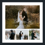 Poster Colagem de Fotografias Personalizada no Melhor Dia<br><div class="desc">Impressão de Poster de Colagem de Foto Personalizada no Melhor Dia de 4 Dias,  impressa por design moderno e elegante,  que pode ser personalizado com seu texto. Veja a Design de Arte Gráfica para outros produtos que combinam com este design!</div>