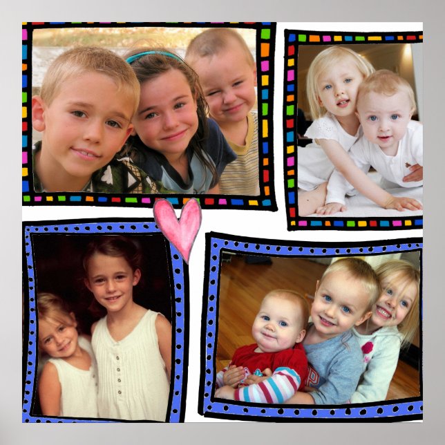 Póster colagem de fotos (Frente)