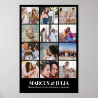 Colagem de Fotos 12 Imagens 12x18 16x24 20x30 24x3