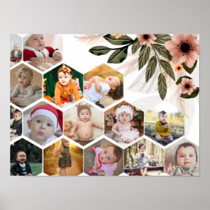 Poster Colagem de Fotos 15 Floral design