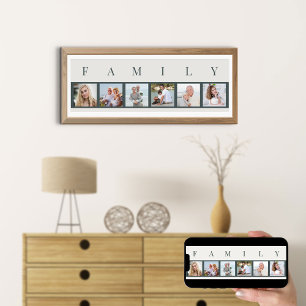 Poster Colagem de Fotos da FAMÍLIA 6 Fitas Personalizadas