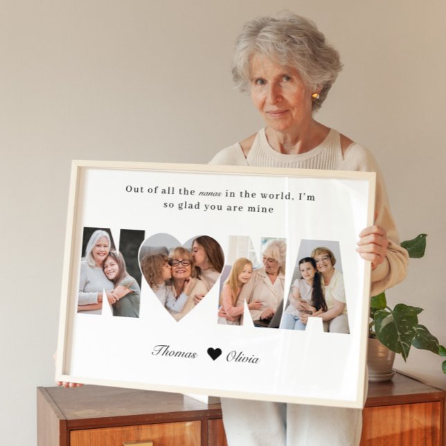 Poster Colagem de Fotos da Nana Presente dos Avós para os (Criador carregado)