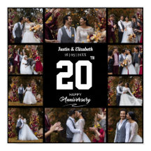 Colagem de Fotos de Aniversário Feliz 10