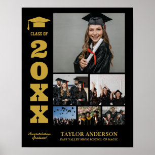 Poster Colagem de Fotos de Classe de Ano de Mais velho de
