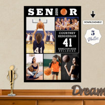 Colagem de Fotos de Formatura de Basquete 5