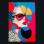 Poster Colagem de Fotos de pop Art<br><div class="desc">Pop Art Photo Collage Poster "A vida é como uma pintura - quanto mais vibrantes as cores que adicionamos,  mais brilhante ela se torna." Para amante de cores e pop de arte!</div>