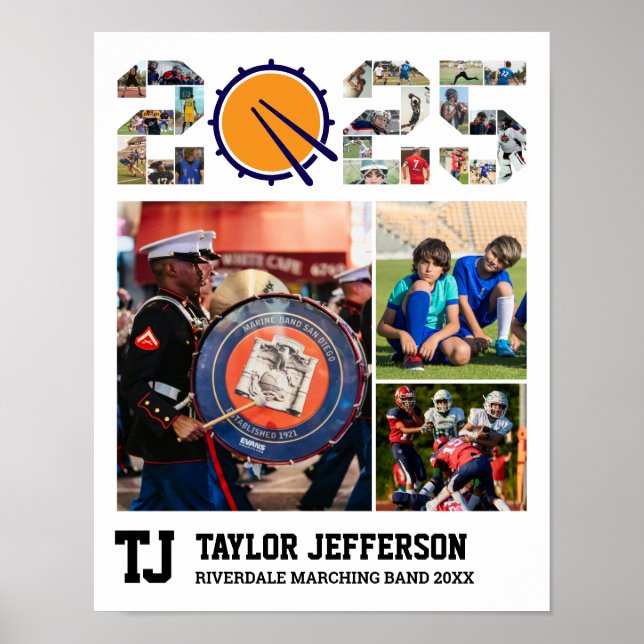 Poster Colagem de Fotos Desportivas do Mais velho Marchin (Frente)