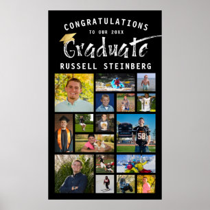 Poster Colagem de Fotos do Formando 17 da Tipografia Mode