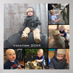 Poster Colagem de Fotos em Quadrado do Instagram