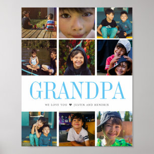 Poster Colagem de Fotos em Quadrado Moderno do Instagram