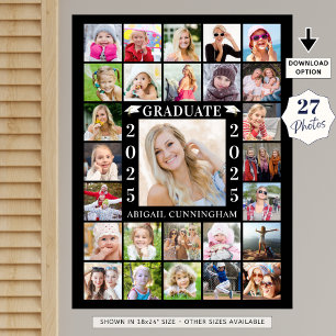 Poster Colagem de fotos Festa de formatura 27 personaliza