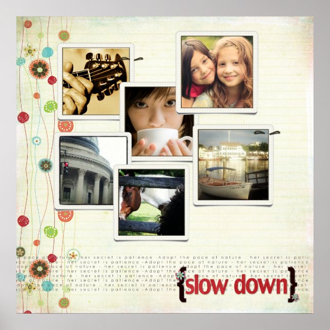 Poster colagem de fotos instagram (Frente)