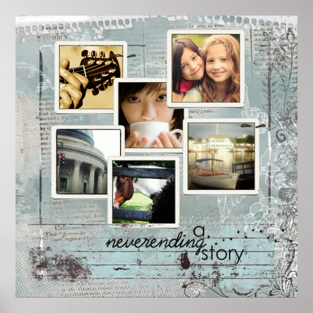 Poster colagem de fotos instagram (Frente)