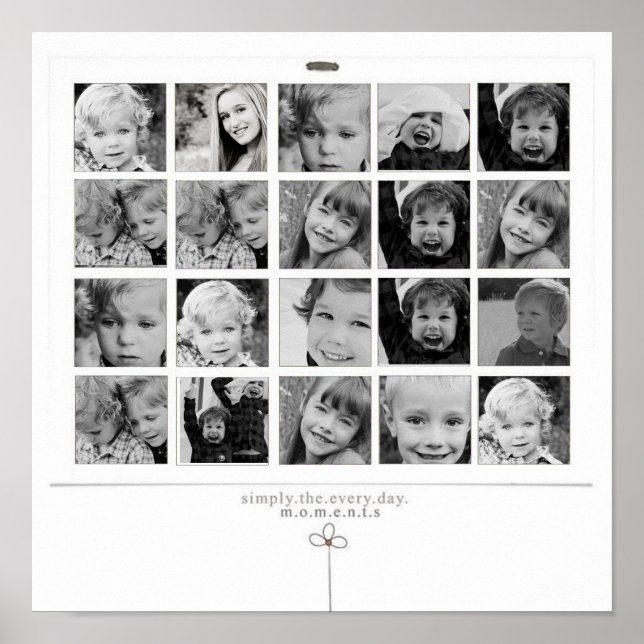 Poster colagem de fotos instgram (Frente)