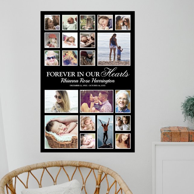 Poster Colagem de Fotos Memorial (Criador carregado)