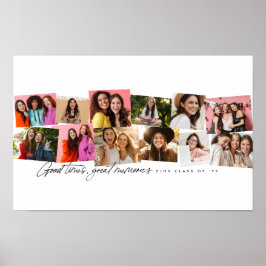 Poster Colagem de fotos memórias divertido alegre 12 imag