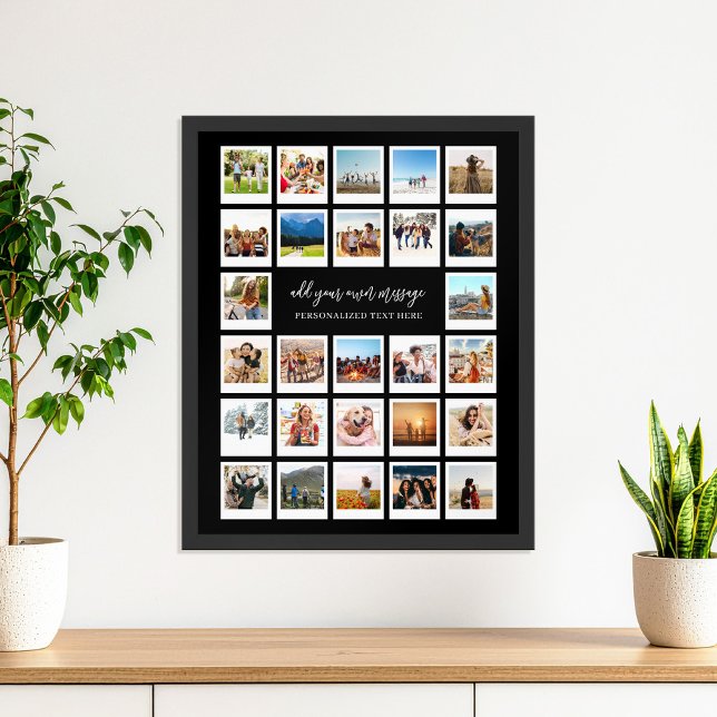 Poster Colagem de Fotos Moderna Personalizada de 27 Image (Criador carregado)