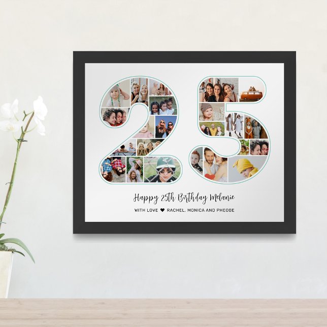 Poster Colagem de Fotos Número 25 do Aniversário de Anive (Criador carregado)