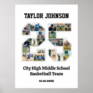 Poster Colagem de Fotos Número 25 do Leitor de Graduação 