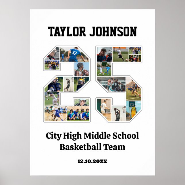 Poster Colagem de Fotos Número 25 do Leitor de Graduação  (Frente)