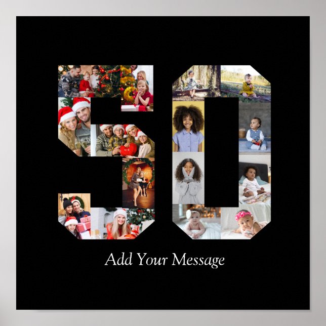 Poster Colagem de Fotos Número 50 (Frente)