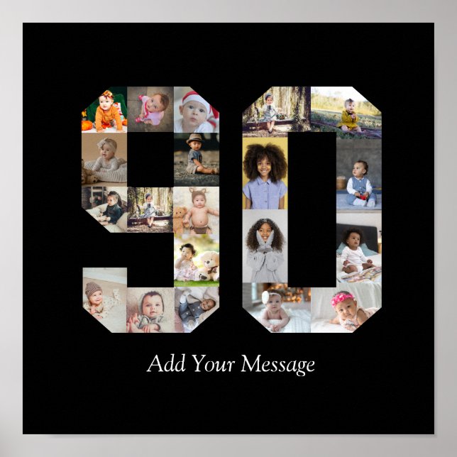 Poster Colagem de Fotos Número 90 (Frente)