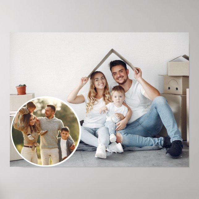 Poster Colagem de Fotos Personalizada 2 (Frente)