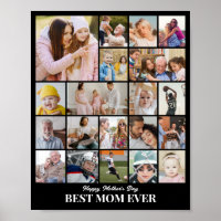 Colagem de Fotos Personalizada 20 Imagens 8x10 16x