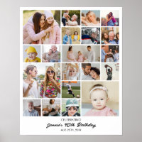 Colagem de Fotos Personalizada 20 Imagens 8x10 16x