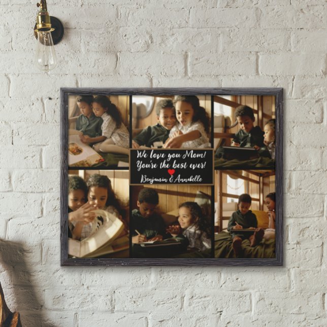 Póster Colagem de Fotos Personalizada 6 (Criador carregado)