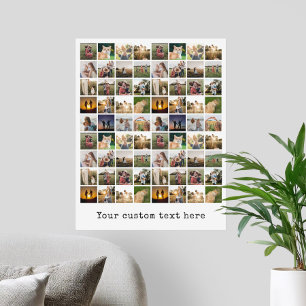 Poster Colagem de Fotos Personalizada 72