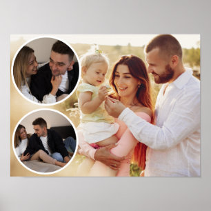 Poster Colagem de Fotos Personalizada da Família 3