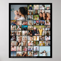 Colagem de Fotos Personalizada de 50 Imagens Expos
