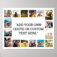 Colagem de Fotos Personalizada de Cotação Moderna