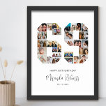 Poster Colagem de Fotos Personalizada do 69º Aniversário<br><div class="desc">Comemore o 69º aniversário com este poster de colagem de fotos número 69 personalizado. Este presente personalizável também é perfeito para o aniversário de casamento. É uma maneira excelente de mostrar memórias preciosos do seu casamento e da sua vida casada. A poster apresenta uma coleção de fotos capturando aqueles momentos...</div>