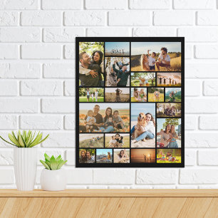 Poster Colagem de Fotos Personalizada Moderna 22